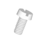 Šrouby celoplastové s válcovou hlavou s drážkou