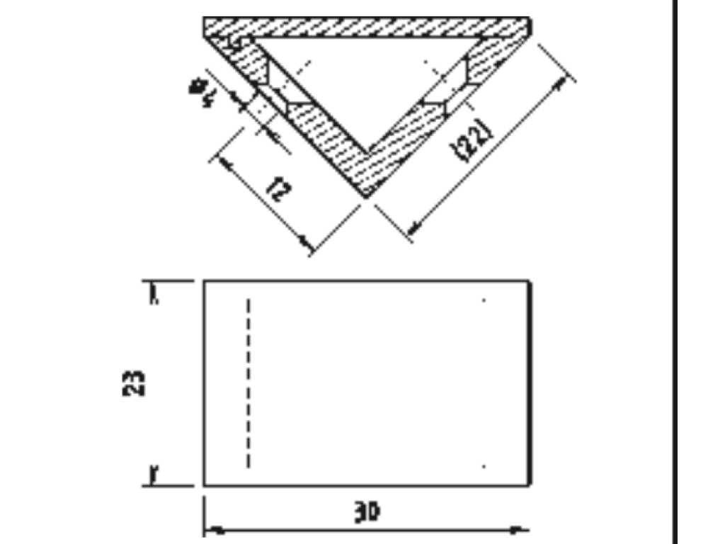 Série 63 - Spojovací element rohový - malý