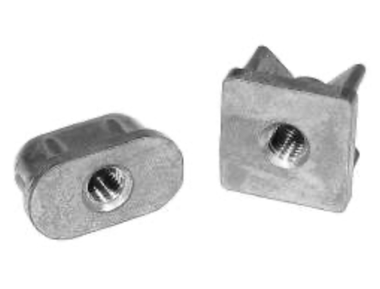 Série JM, JMR, JMO - záslepka ze zinku